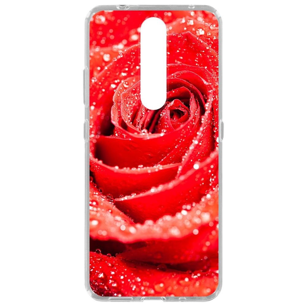 

Чехол-накладка Krutoff Clear Case Роза для Nokia 2.4, Прозрачный