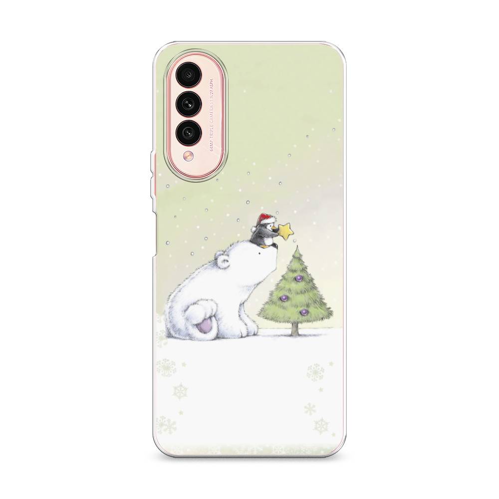 

Чехол на Wiko T50 "Украшение елки", Белый;бежевый, 3400350-5