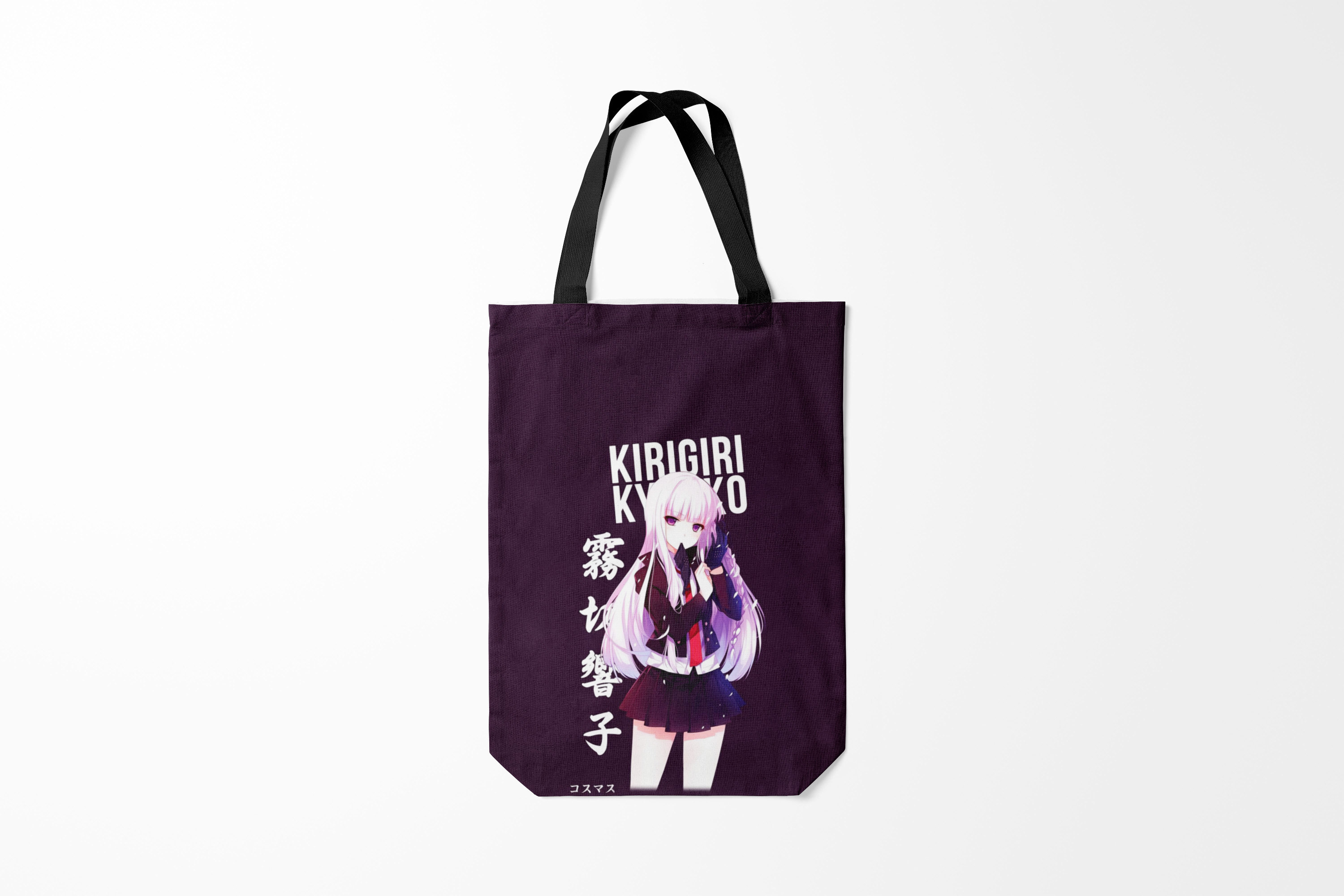 

Сумка шoппер унисекс Burnettie Danganronpa Kyoko Kirigiri Кеко Киригири, черный, Danganronpa Kyoko Kirigiri Кеко Киригири