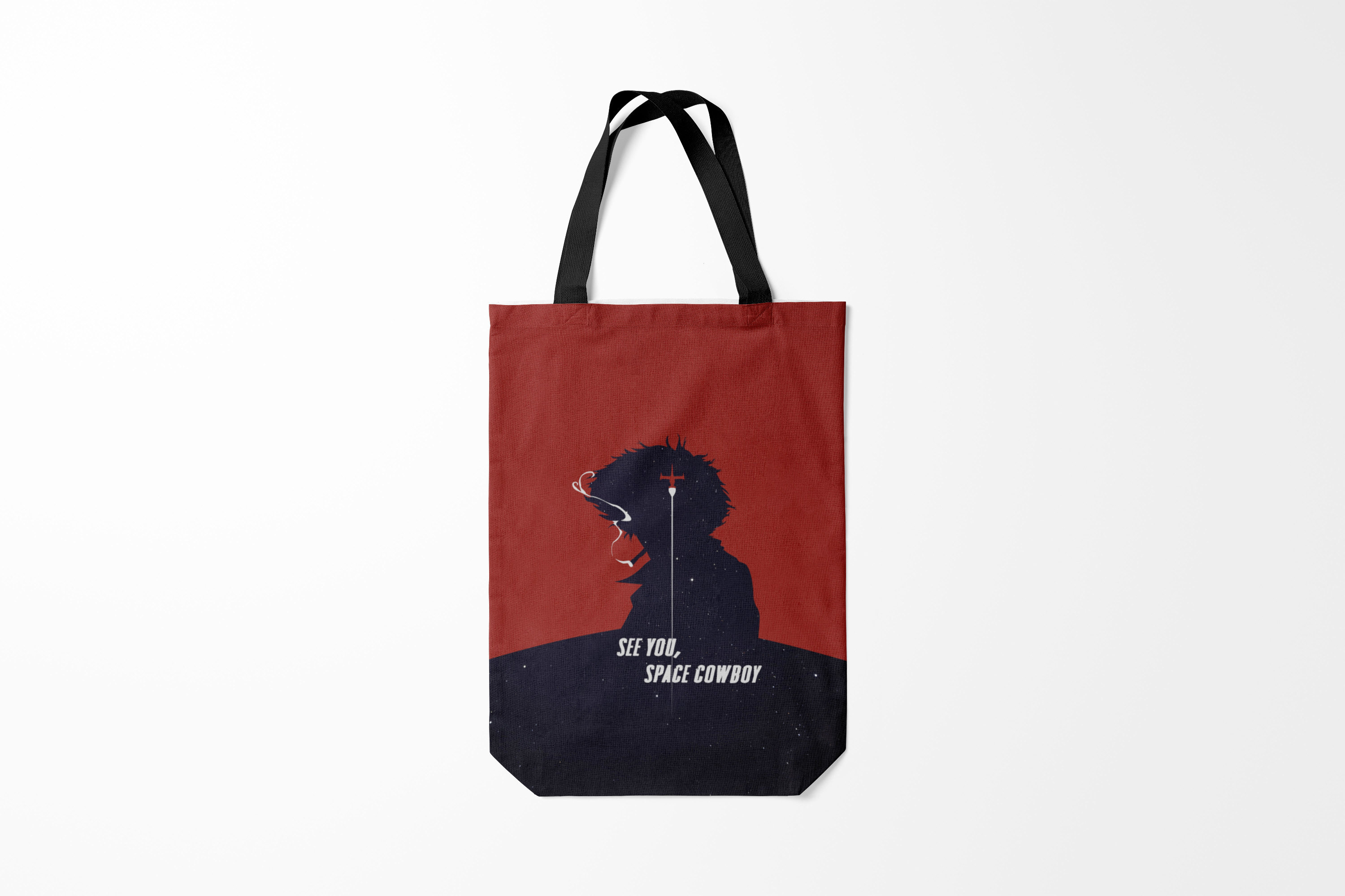 

Сумка шoппер унисекс Burnettie Cowboy Bebop Spike, красный, Cowboy Bebop Spike