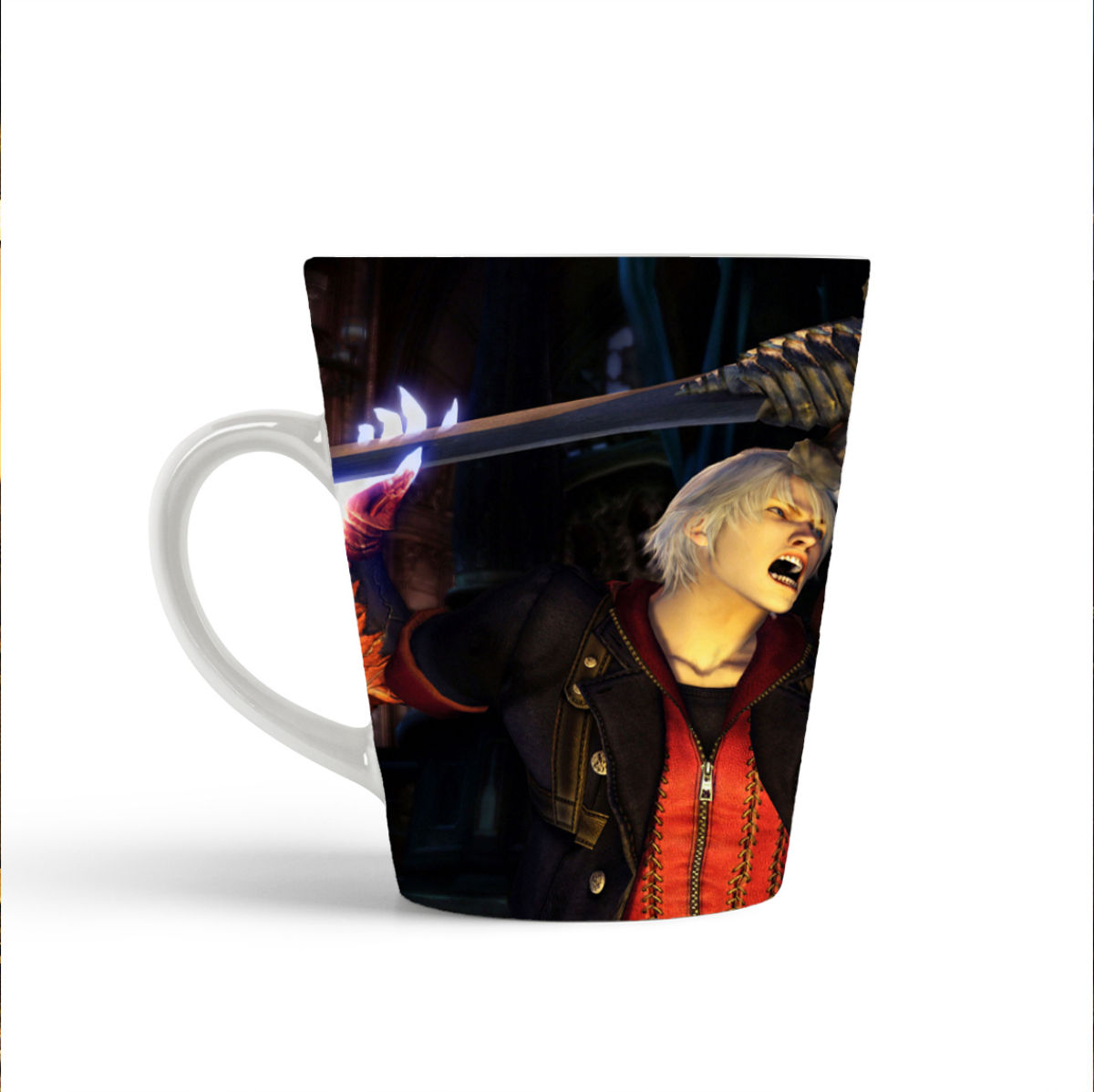 

Конусная кружка CoolPodarok devil may cry 4 Оскал Улыбка