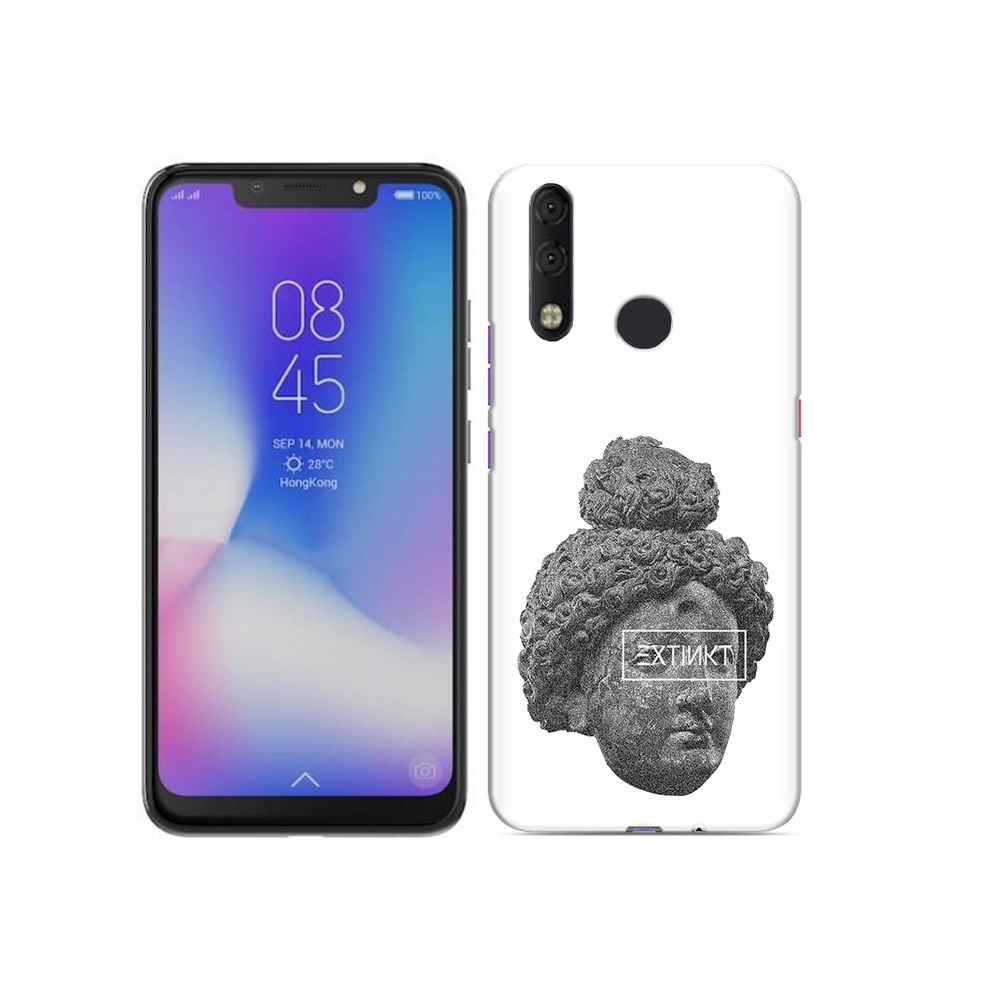 

Чехол MyPads Tocco для Tecno Camon 11 Pro каменное лицо девушки, Tocco