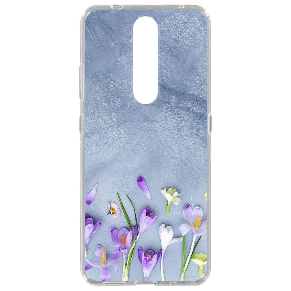 

Чехол-накладка Krutoff Clear Case Цветочное настроение для Nokia 2.4, Прозрачный