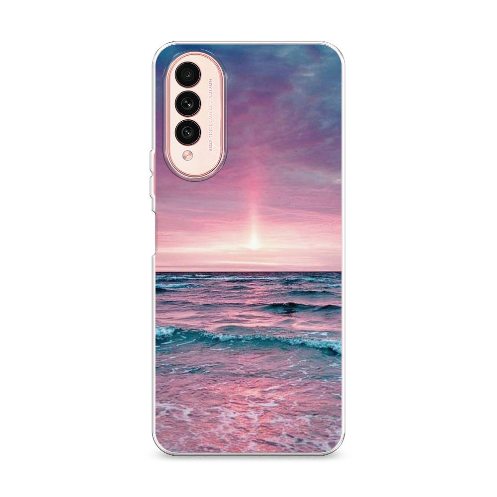 

Чехол на Wiko T50 "Восход 3", Розовый;голубой, 3400350-2