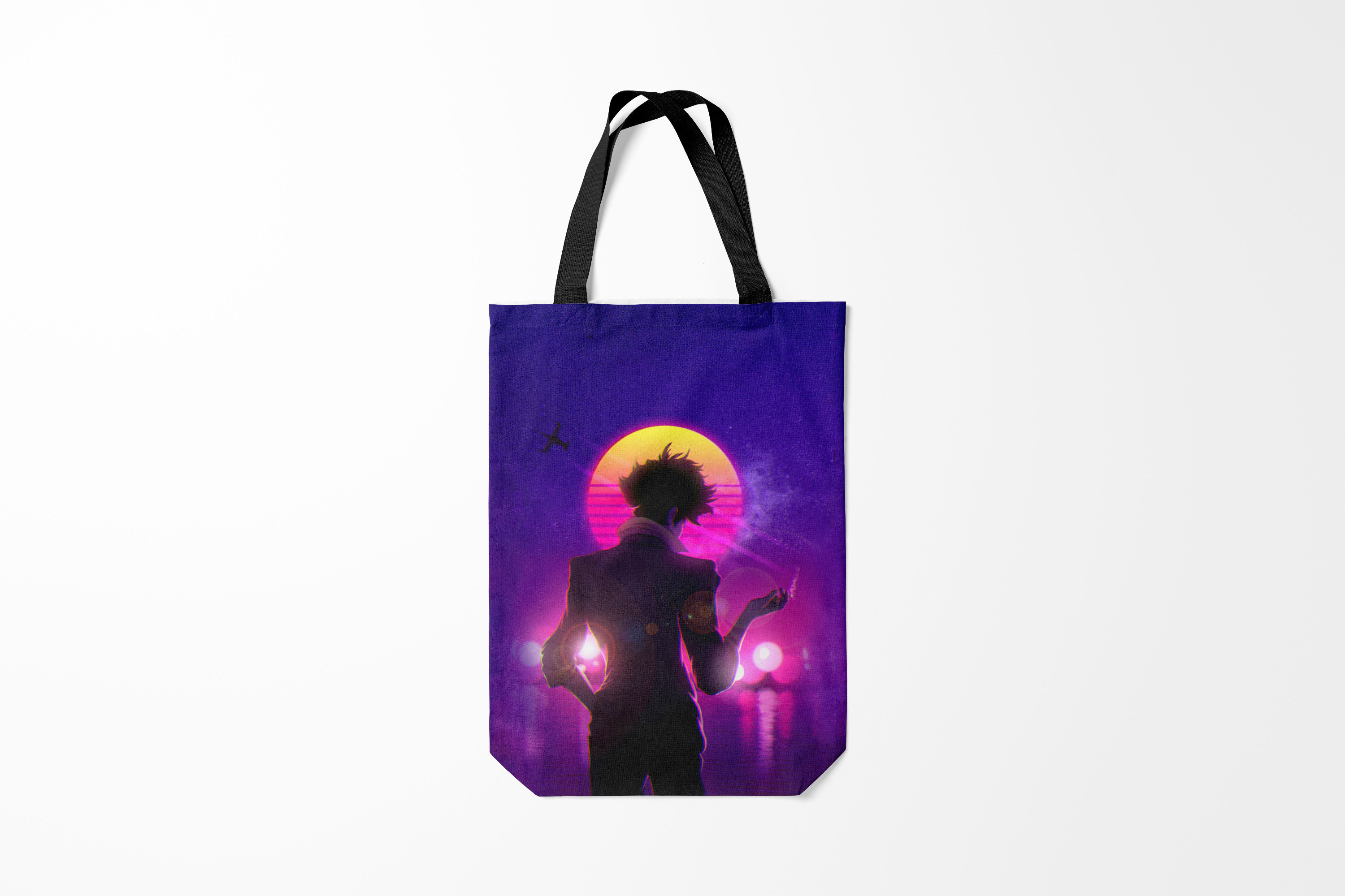 

Сумка шoппер унисекс Burnettie Cowboy Bebop Bebop. Spike Spiegel, фиолетовый, Cowboy Bebop Bebop. Spike Spiegel