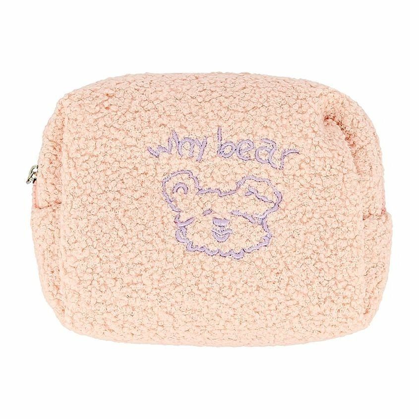 

Косметичка женская LADY PINK персиковая, 18х7х12 см, Бежевый