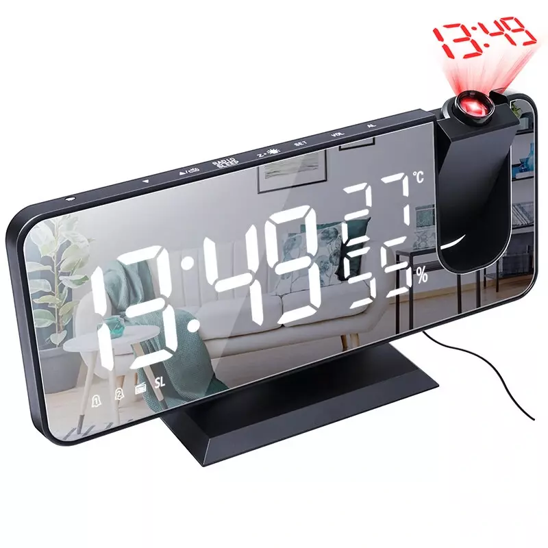 Цифровой светодиодный будильник Youpin - EN8827 Black