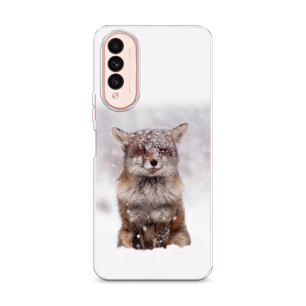 

Чехол на Wiko T50 "Зимняя лиса", Белый;серый;коричневый, 3400350-1
