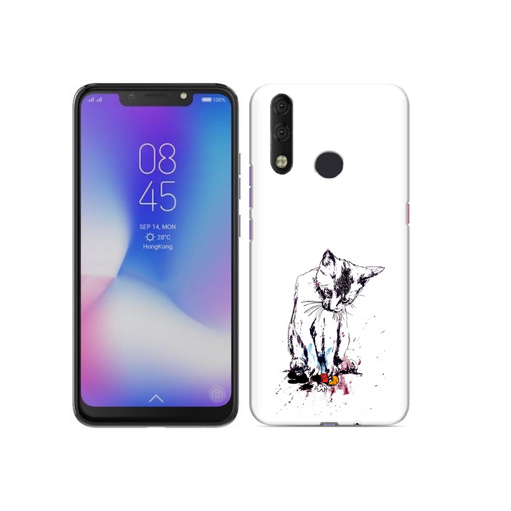 

Чехол MyPads Tocco для Tecno Camon 11 Pro кот и микки, Tocco