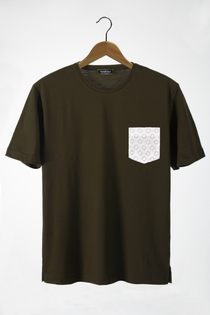 

Футболка мужская Terapi Men 26107 зеленая 2XL (доставка из-за рубежа), 26107