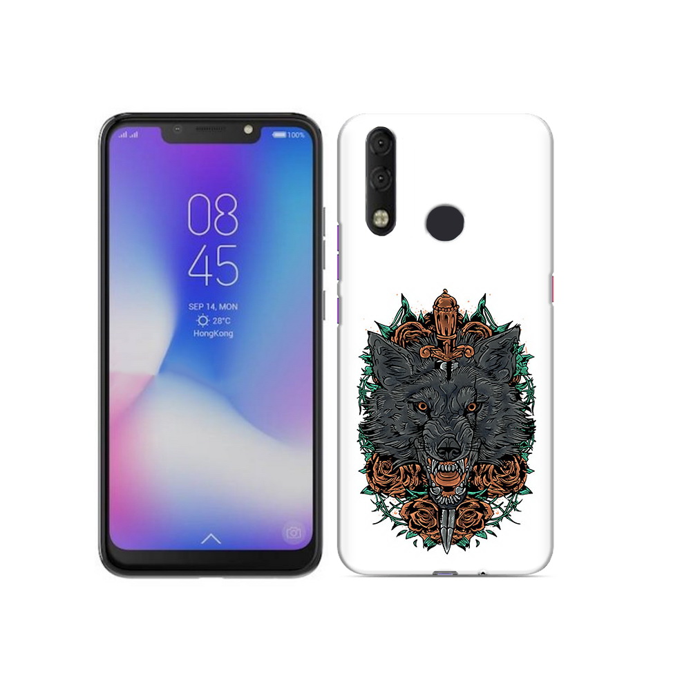 

Чехол MyPads Tocco для Tecno Camon 11 Pro красивый злой волк, Tocco