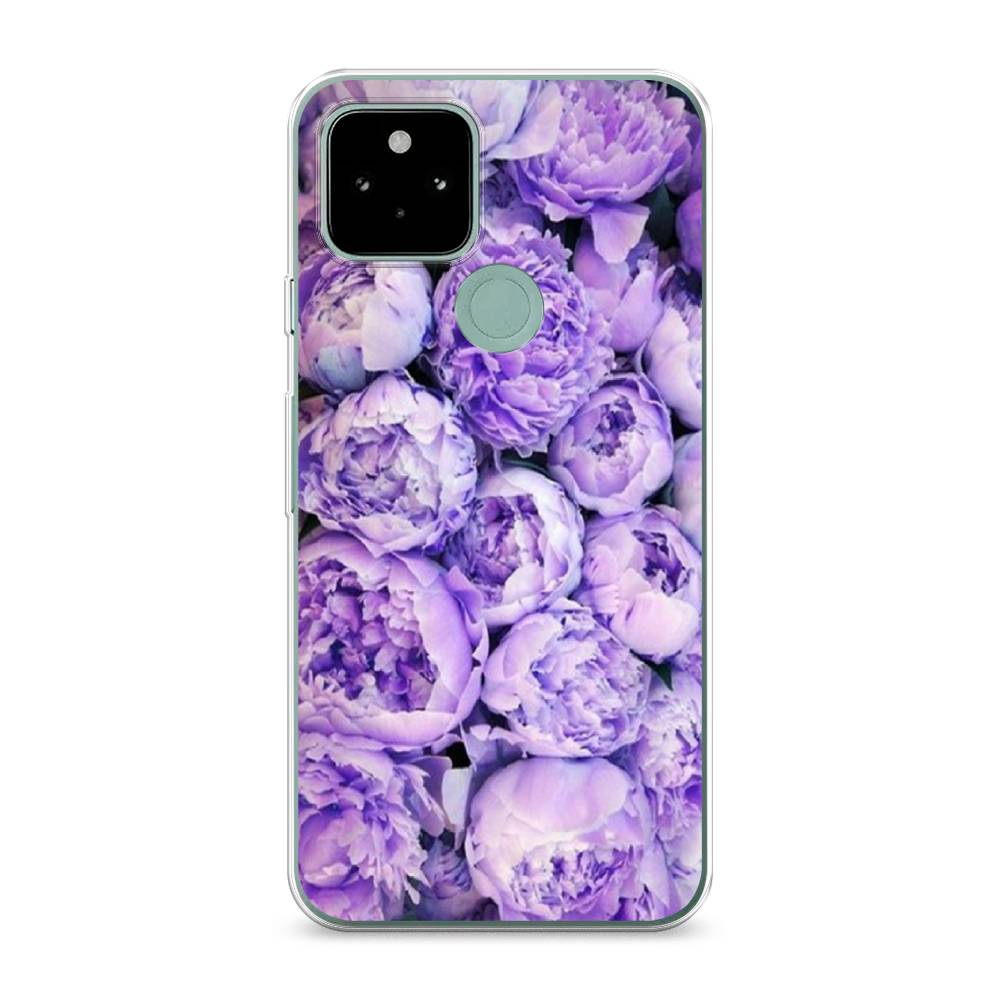 

Чехол Awog на Google Pixel 5A "Пионы сиреневые", Разноцветный, 271050-8