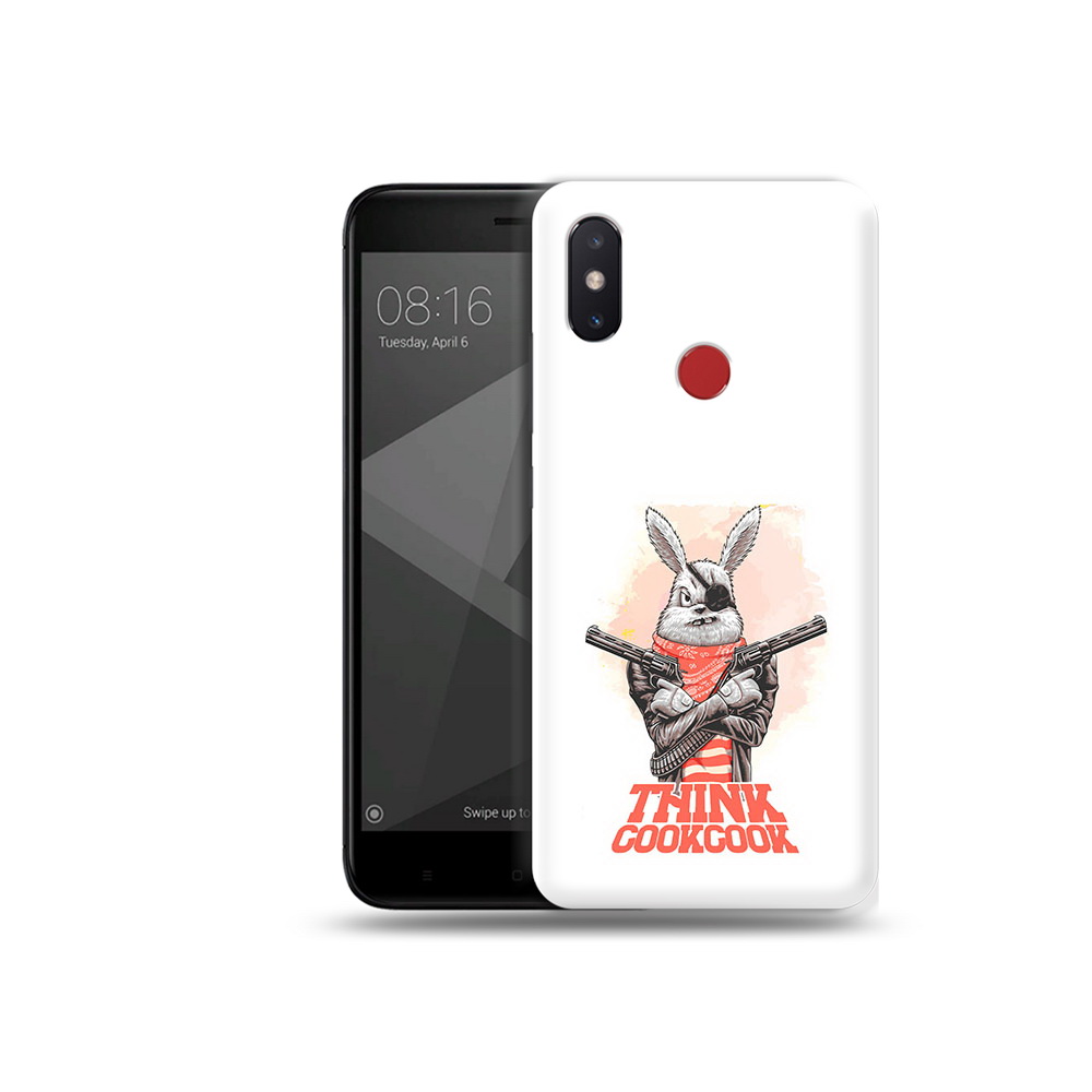 

Чехол MyPads Tocco для Xiaomi Mi 8 SE кролик пират (PT113500.331.419), Прозрачный, Tocco