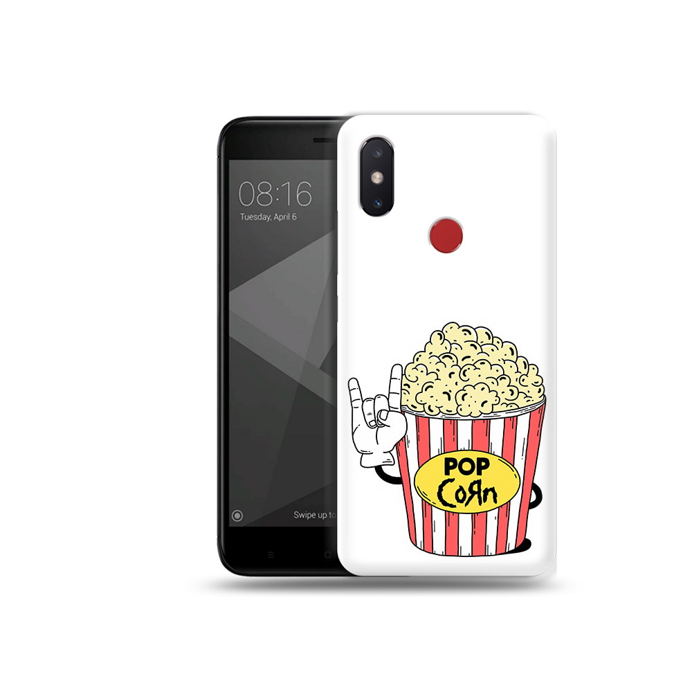 

Чехол MyPads Tocco для Xiaomi Mi 8 SE крутой попкорн (PT113500.331.427), Прозрачный, Tocco