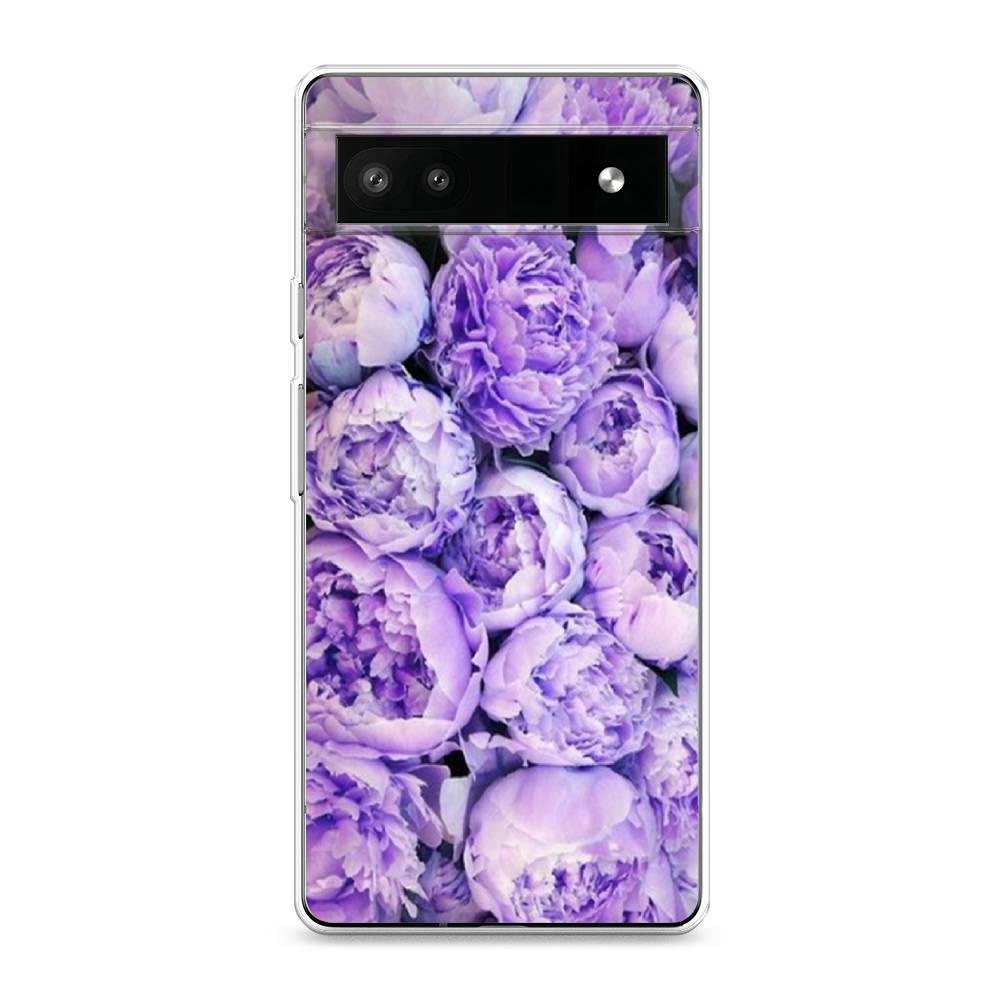 

Чехол Awog на Google Pixel 6A "Пионы сиреневые", Разноцветный, 271150-8
