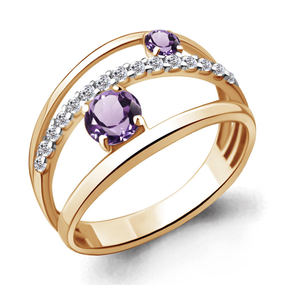 

Кольцо из серебра р. 17,5 AQUAMARINE 6928804А_925_з, 6928804А_925_з