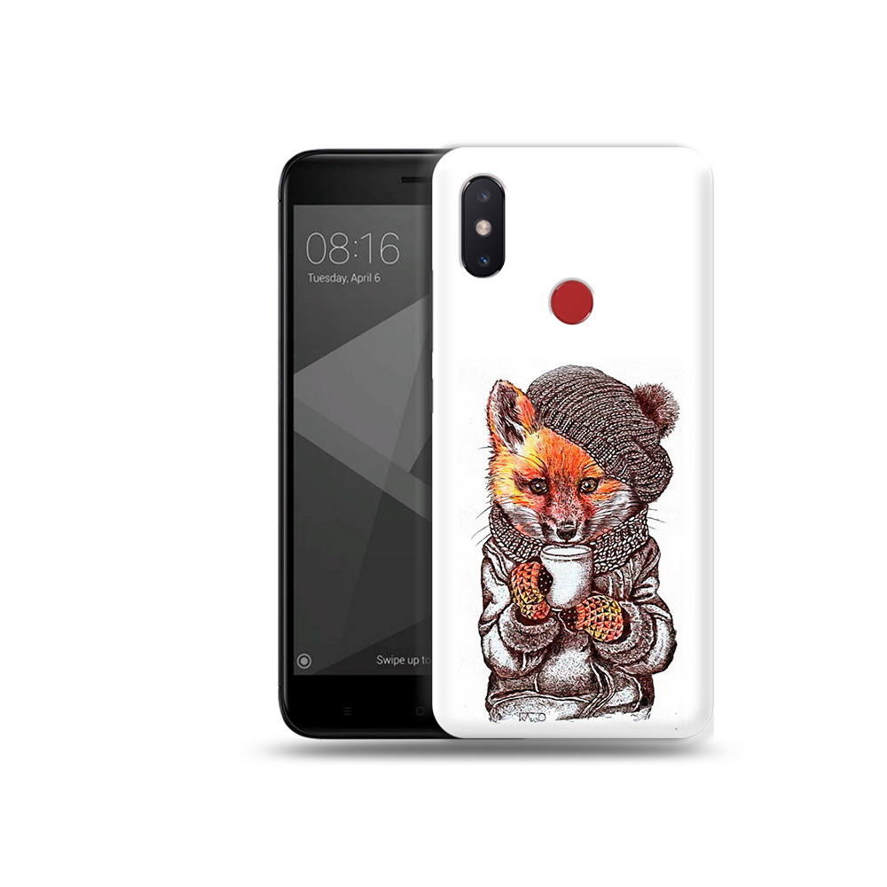 

Чехол MyPads Tocco для Xiaomi Mi 8 SE лиса в шапке (PT113500.331.437), Tocco