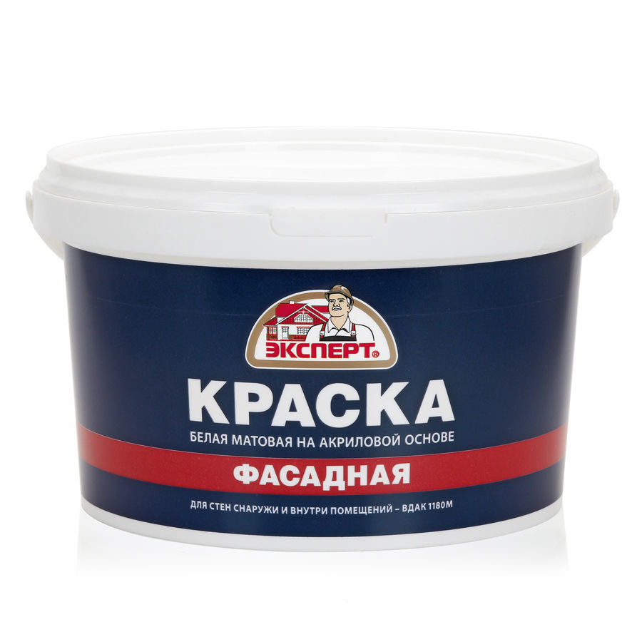 фото Краска эксперт фасадная, -30с°, 3 кг