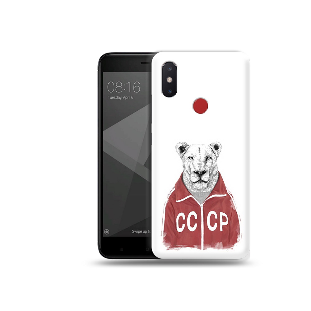 

Чехол MyPads Tocco для Xiaomi Mi 8 SE львица ссср (PT113500.331.450), Прозрачный, Tocco