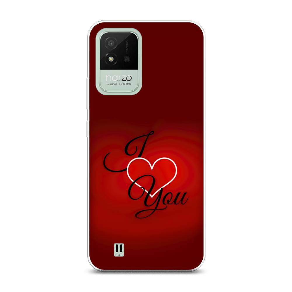 

Чехол Awog на Realme Narzo 50i "I love you 3", Разноцветный, 2510050-6