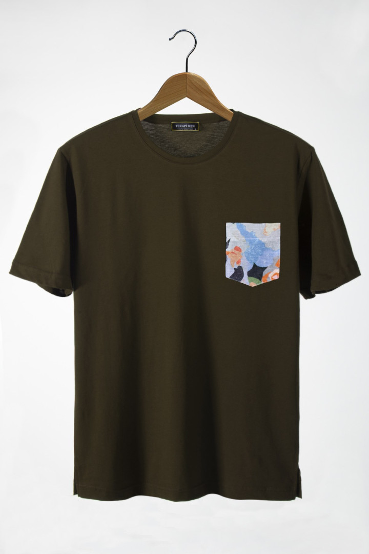 

Футболка мужская Terapi Men 26121 зеленая 2XL (доставка из-за рубежа), 26121