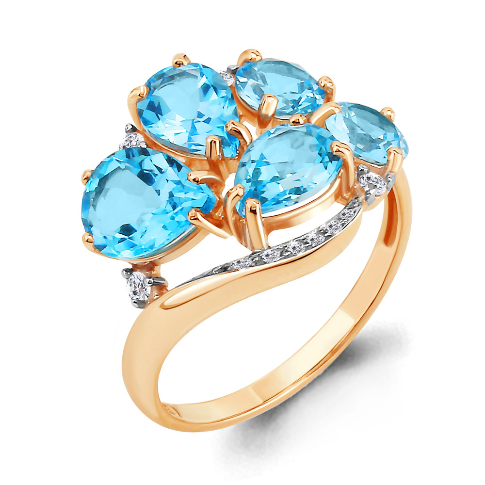 

Кольцо из золота р. , AQUAMARINE 6905705А_585_кз, 6905705А_585_кз