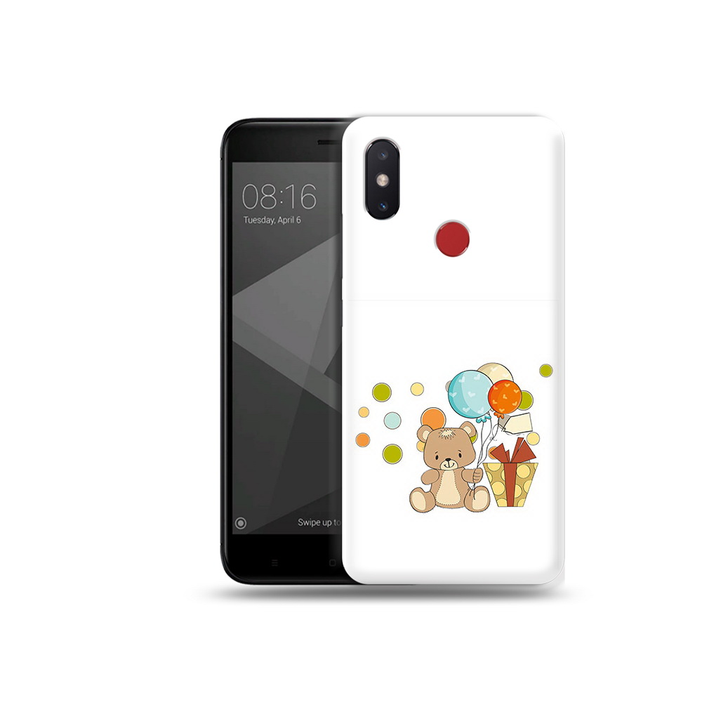 

Чехол MyPads Tocco для Xiaomi Mi 8 SE медвеженок с подарком (PT113500.331.470), Прозрачный, Tocco