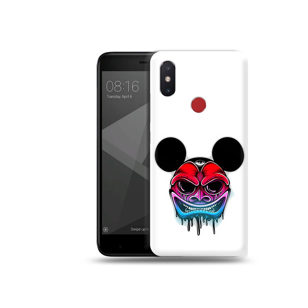 

Чехол MyPads Tocco для Xiaomi Mi 8 SE микки в маске (PT113500.331.473), Прозрачный, Tocco