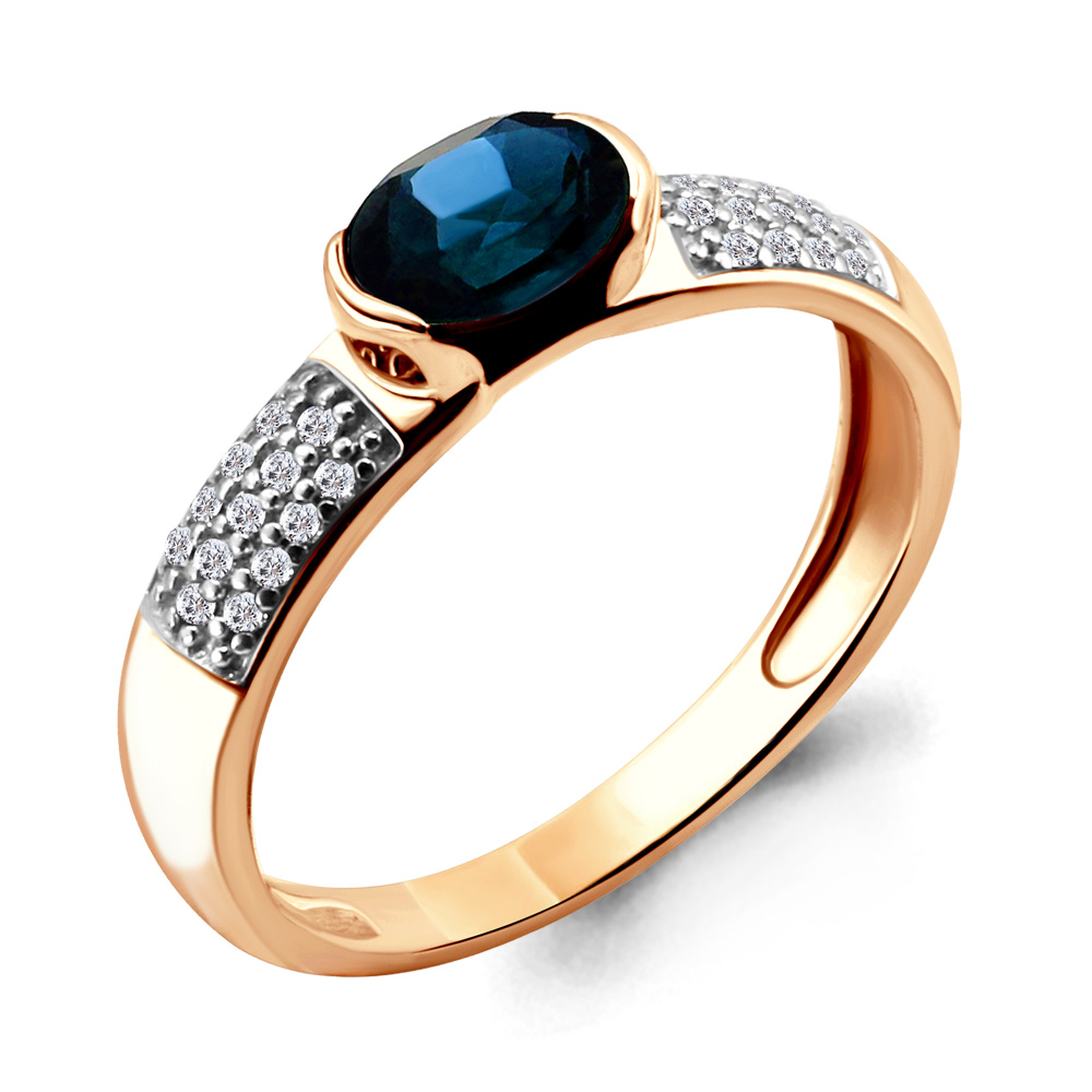 

Кольцо из серебра р. , AQUAMARINE 6519408А_925_з, 6519408А_925_з