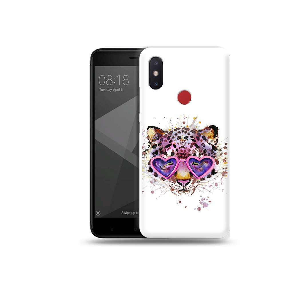 

Чехол MyPads Tocco для Xiaomi Mi 8 SE модный леопард (PT113500.331.480), Прозрачный, Tocco