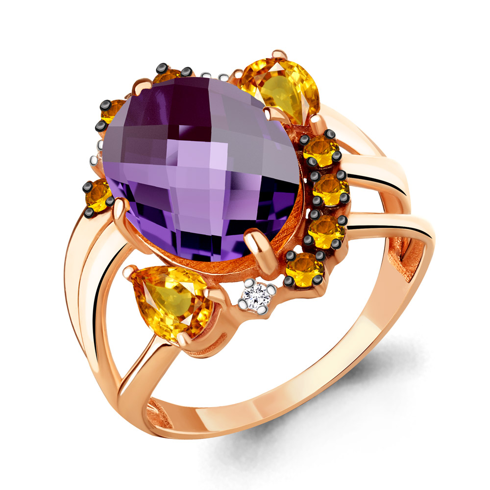 

Кольцо из золота р.  AQUAMARINE 6596175Р_585_кз, 6596175Р_585_кз