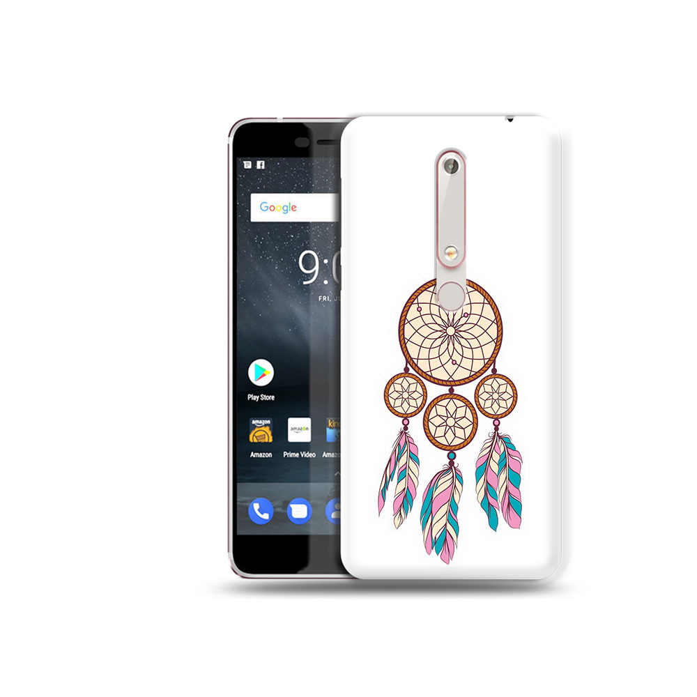 

Чехол MyPads Tocco для Nokia 6 ловец снов бежевый, Прозрачный, Tocco