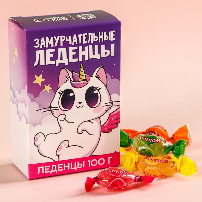 

Леденцы Замурчательные, в коробке, со вкусом колы, лайма и апельсина, 100 г