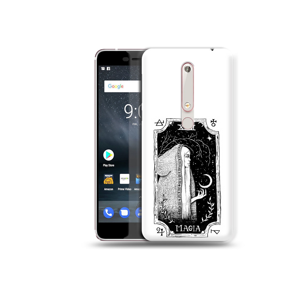 

Чехол MyPads Tocco для Nokia 6 лунная магия, Прозрачный, Tocco