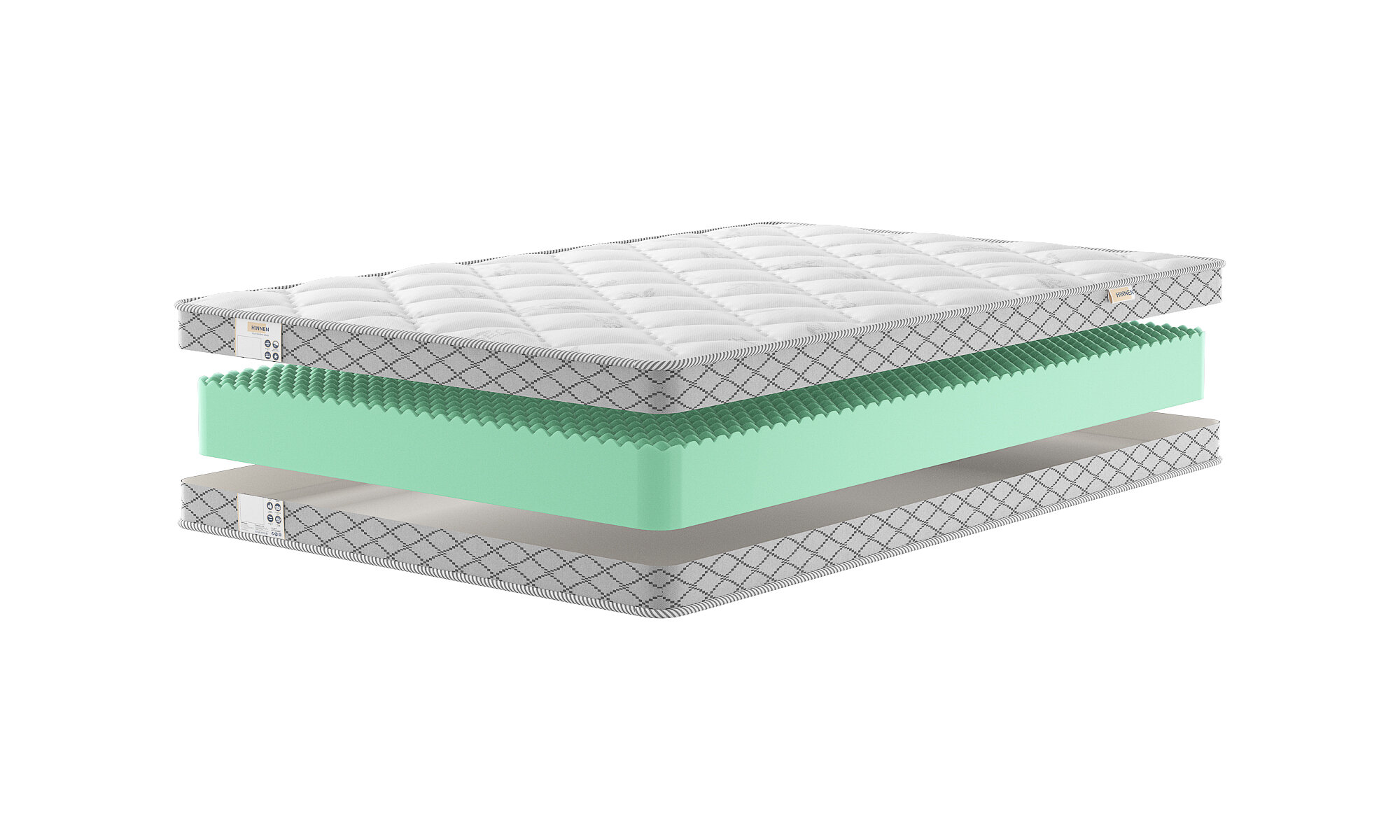 

Матрас Hinnen Base Flex 80x190, Белый, Base Flex