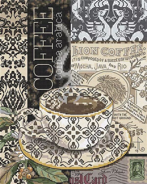 

Набор для вышивания крестом Letistitch Lion Coffee B 993