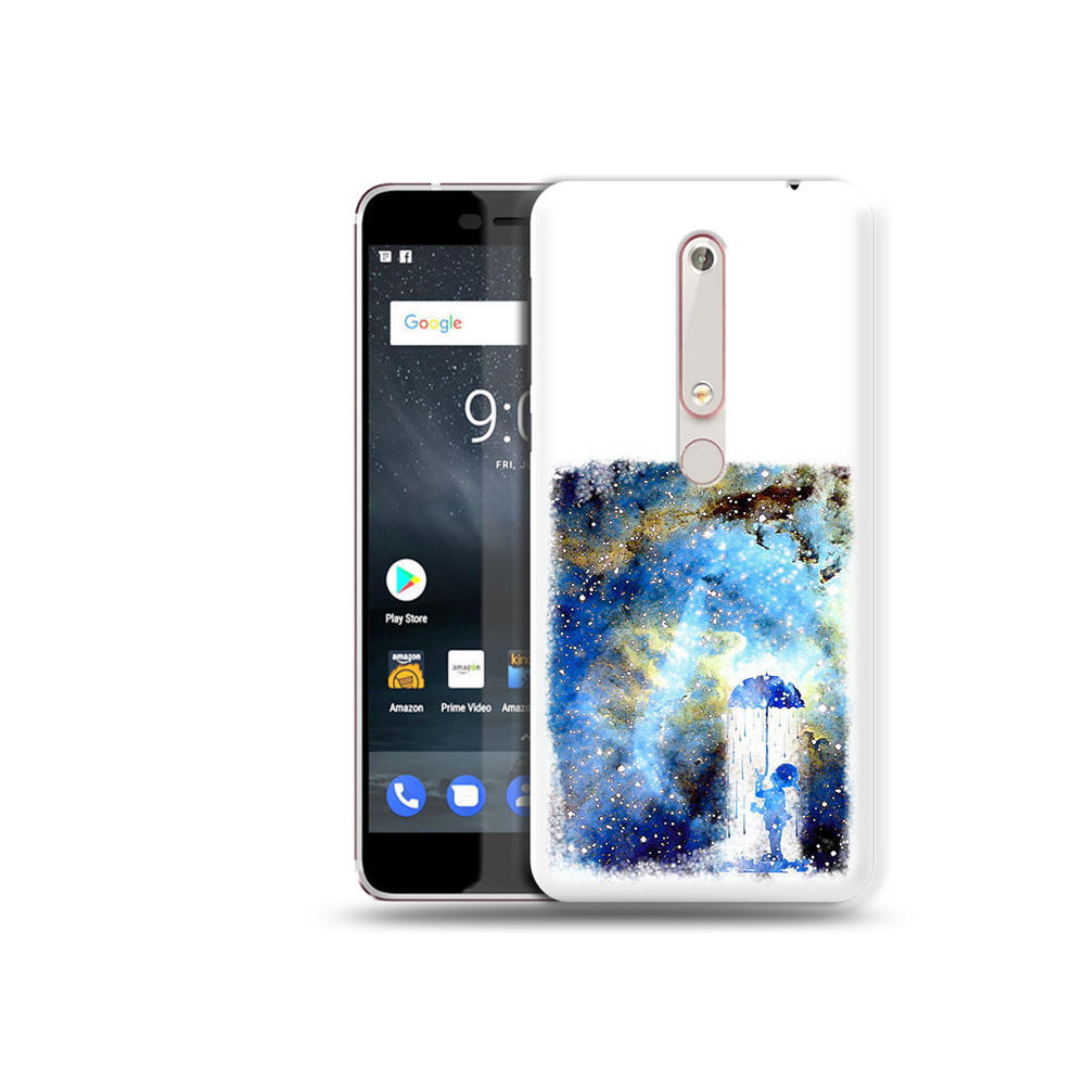 

Чехол MyPads Tocco для Nokia 6 мальчик в небе, Прозрачный, Tocco