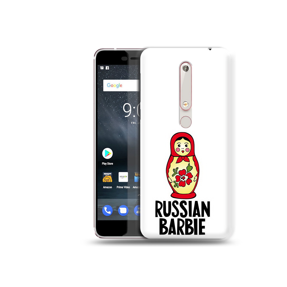 

Чехол MyPads Tocco для Nokia 6 матрешка, Прозрачный, Tocco
