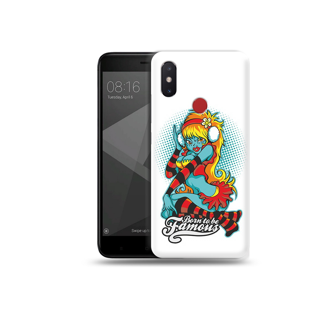 

Чехол MyPads Tocco для Xiaomi Mi 8 SE нарисованная девушка в наушниках (PT113500.331.498), Прозрачный, Tocco