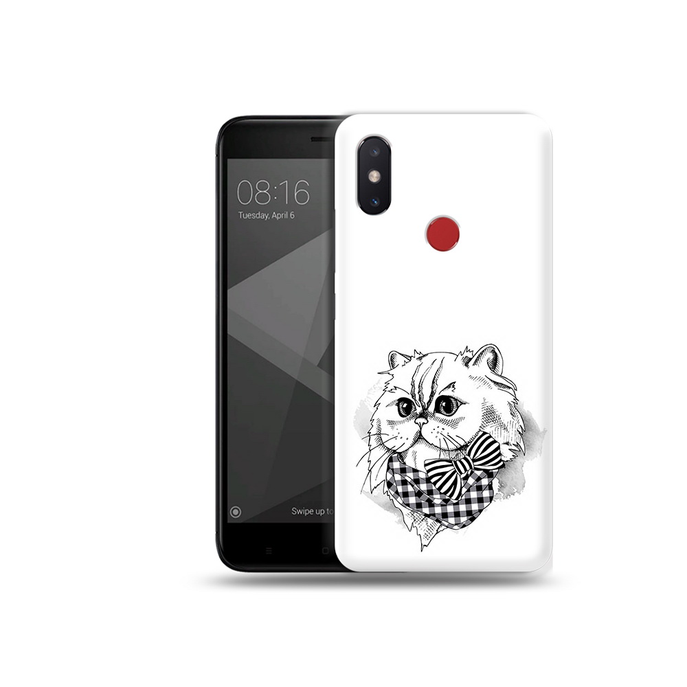 

Чехол MyPads Tocco для Xiaomi Mi 8 SE нарисованная красивая кошечка (PT113500.331.503), Прозрачный, Tocco