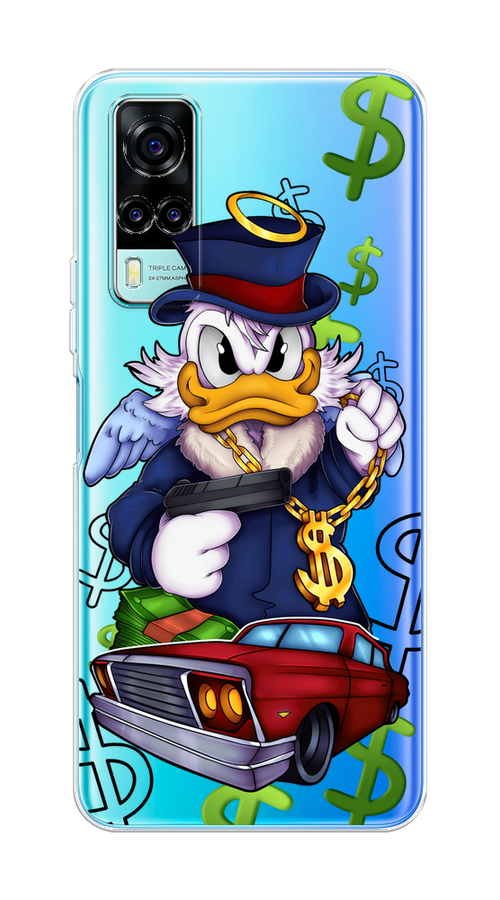 

Чехол на Vivo Y31 "Scrooge McDuck with a Gold Chain", Красный;синий;белый, 263750-6