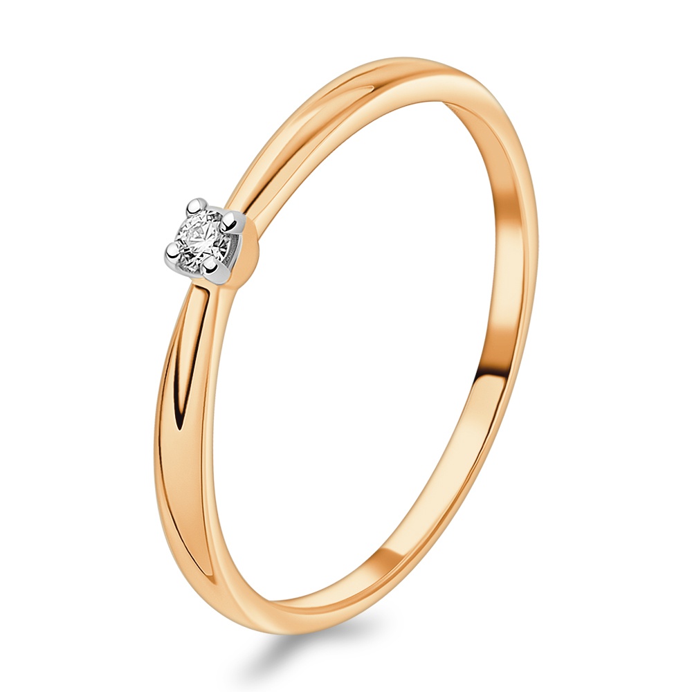 

Кольцо из золота р. , 585Gold 101017390, бриллиант, 101017390