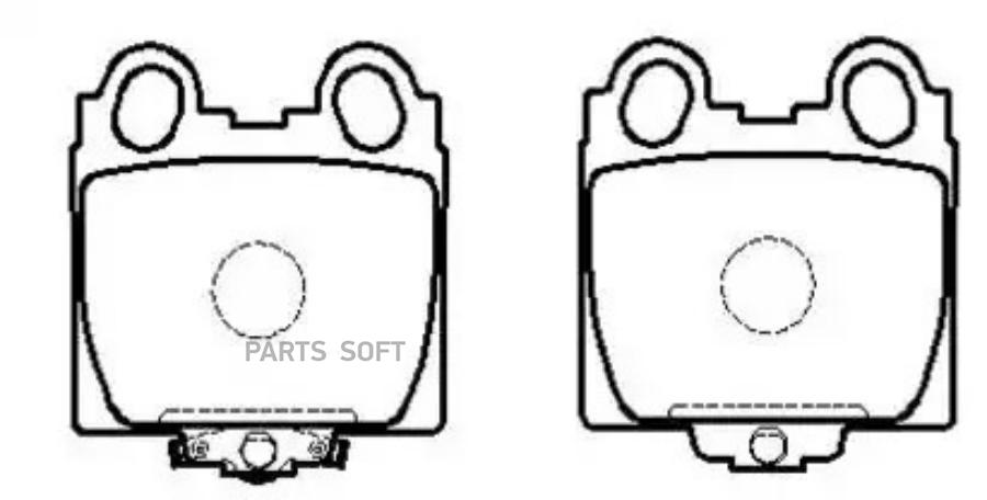 

Тормозные колодки HSB дисковые HP5083