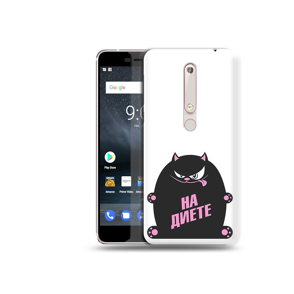 

Чехол MyPads Tocco для Nokia 6 на диете, Прозрачный, Tocco