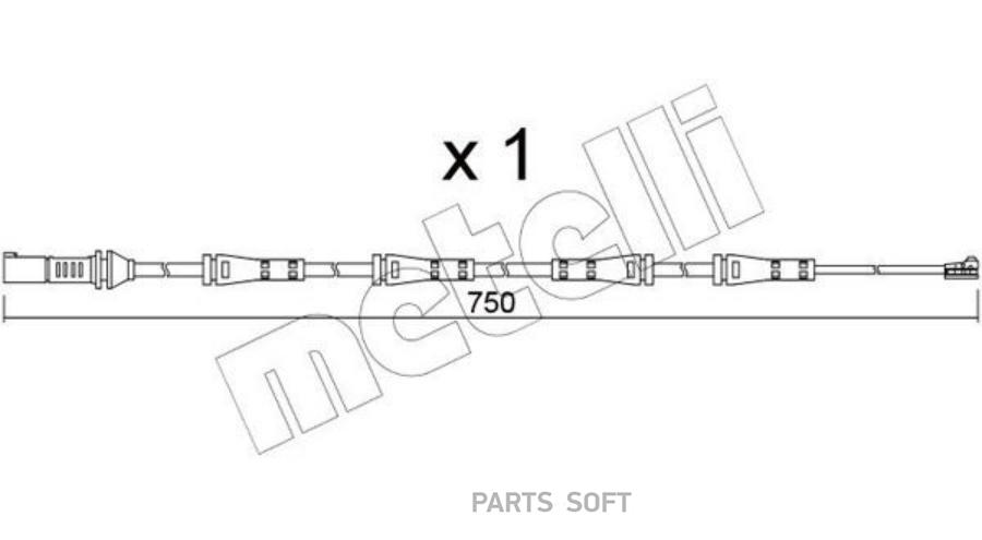 

Датчик Износа Тормозных Колодок Metelli арт. SU.373