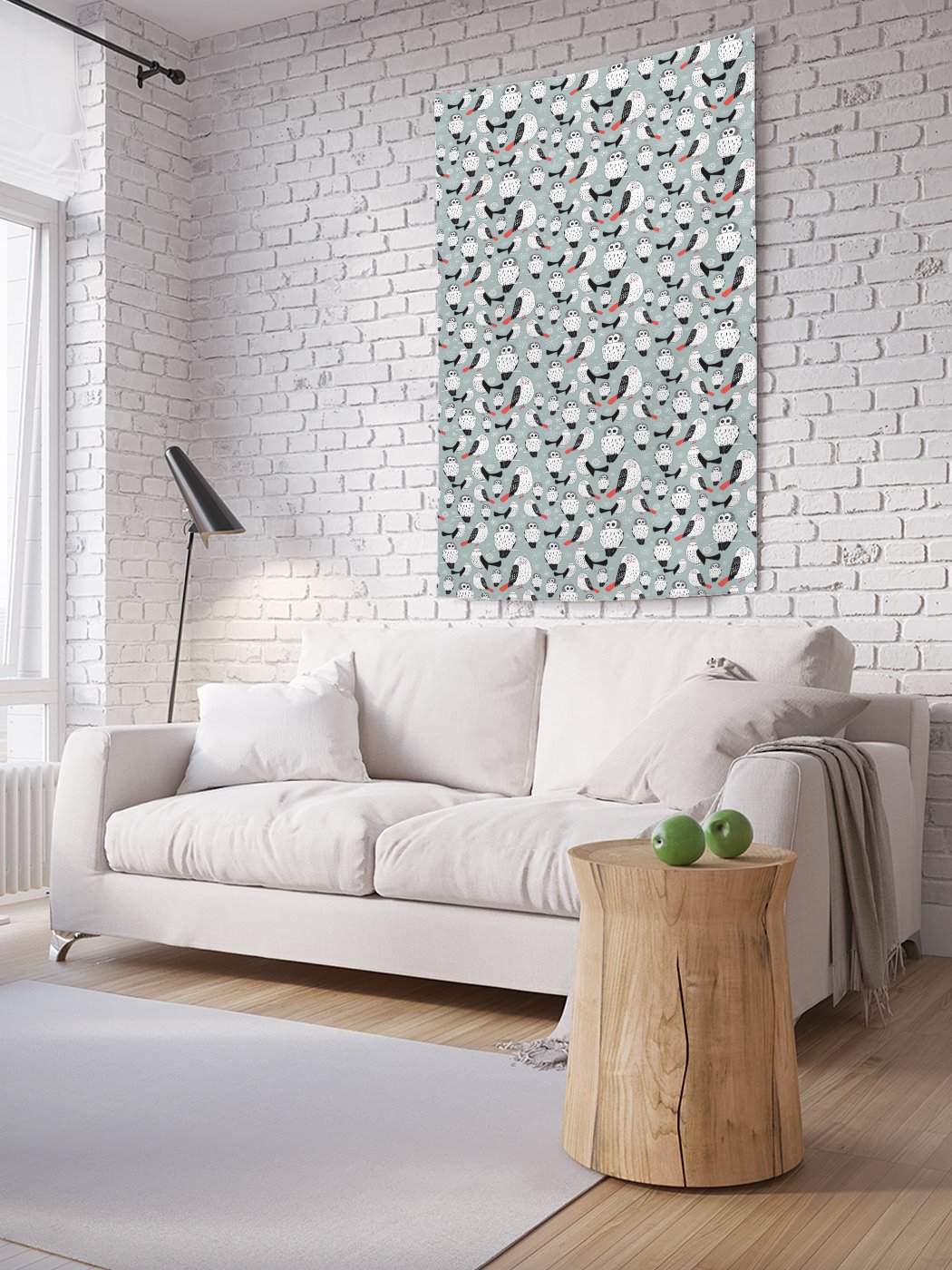 

Вертикальное фотопанно на стену JoyArty Ночные птицы 150x200 см, Ночные птицы