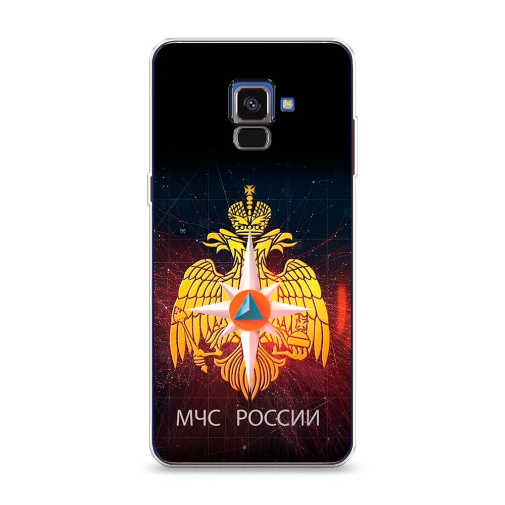 фото Силиконовый чехол "мчс россии" на samsung galaxy a8 2018 awog