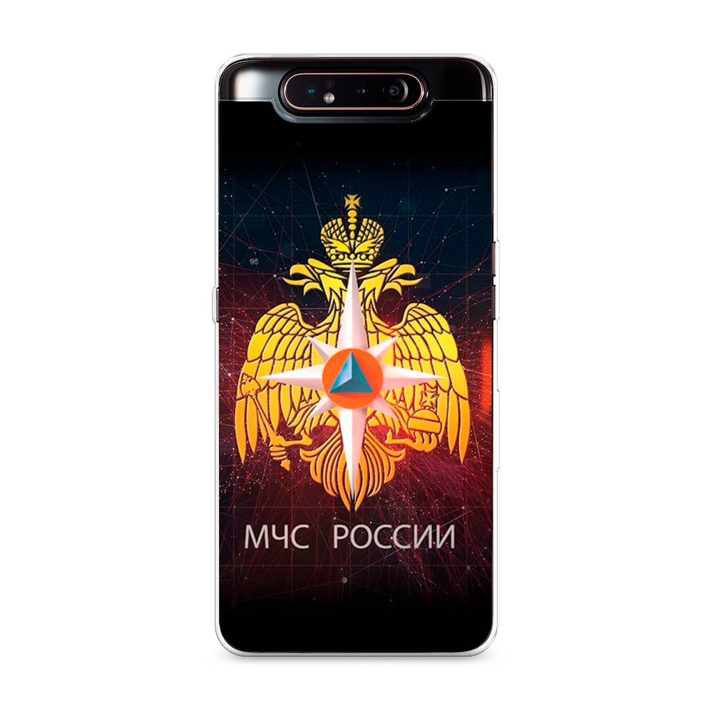 фото Силиконовый чехол "мчс россии" на samsung galaxy a80 awog