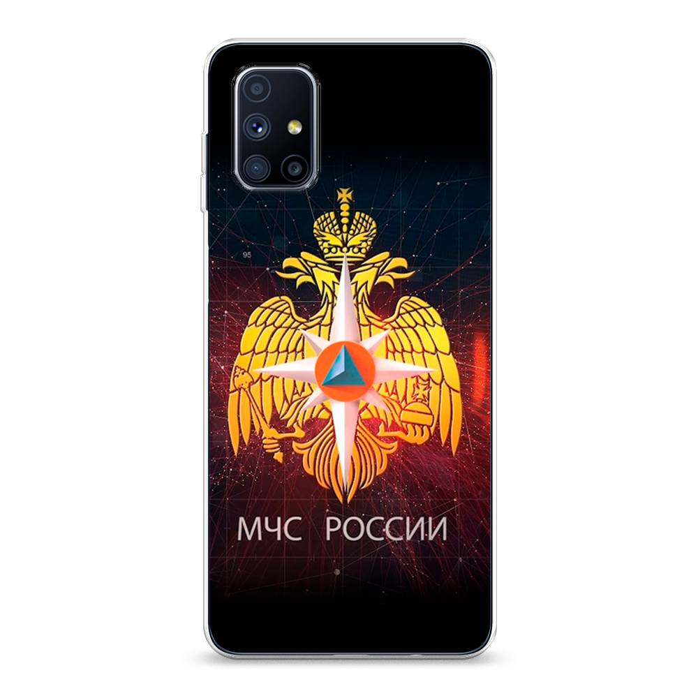 фото Силиконовый чехол "мчс россии" на samsung galaxy m51 awog