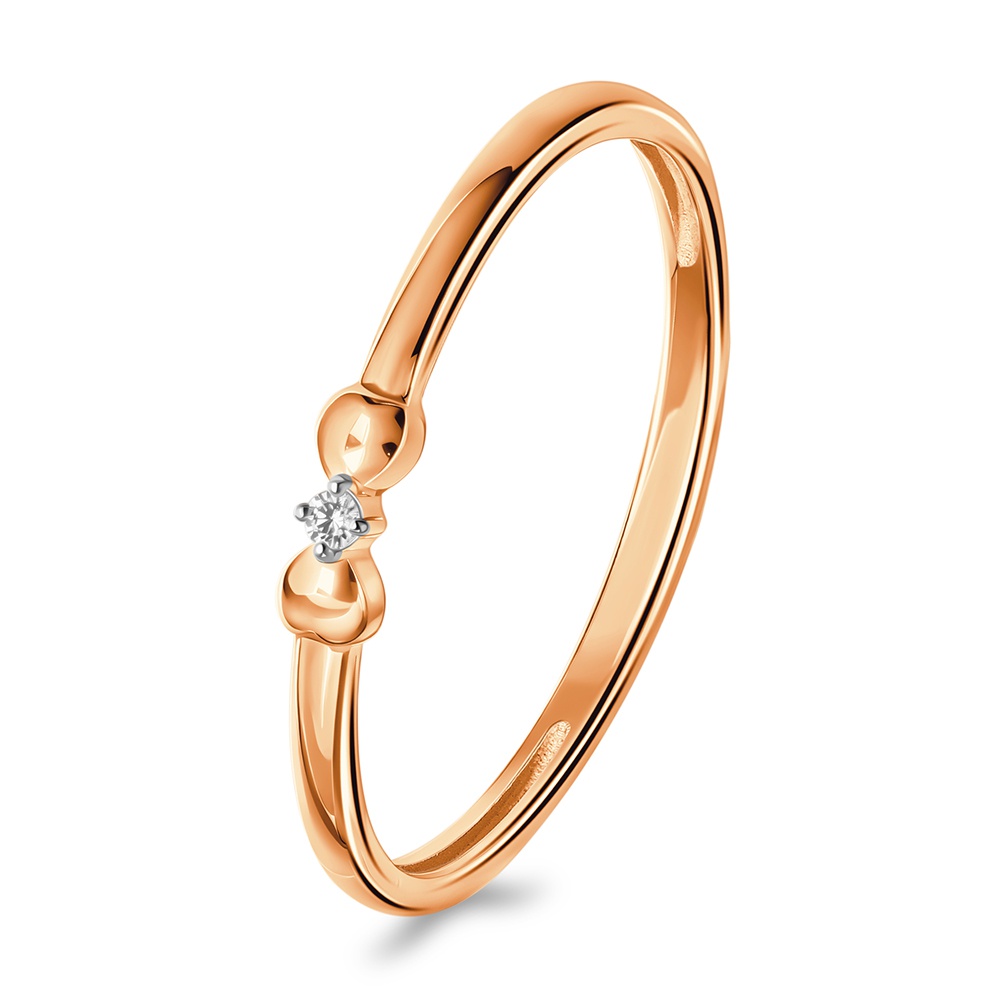 

Кольцо из золота р.  585Gold 301012603, фианит, 301012603